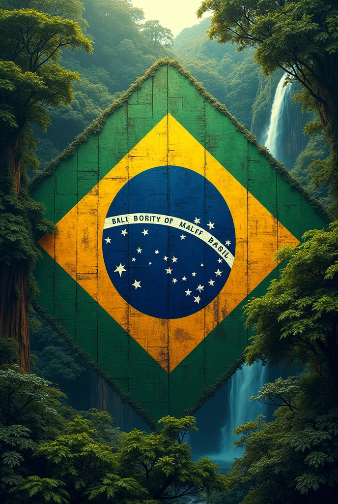 What would the Brazilian flag look like if the current one didn't exist?