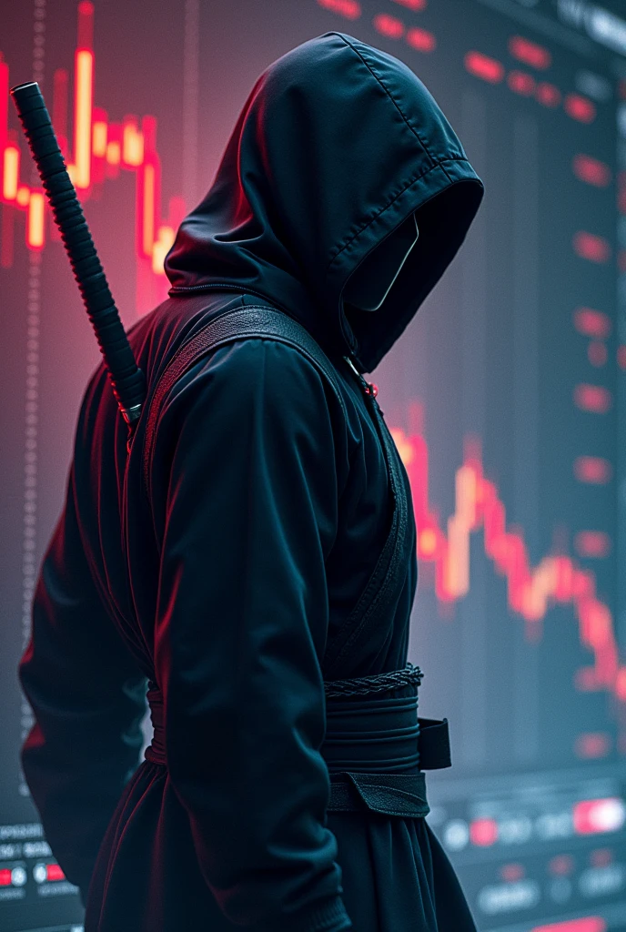 A ninja text TradingMafia below forex candles