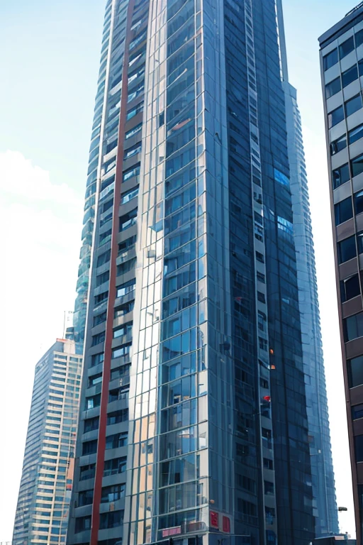 apartment tower in a city