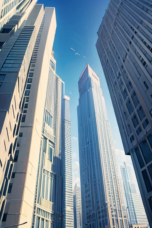 apartment tower in a city