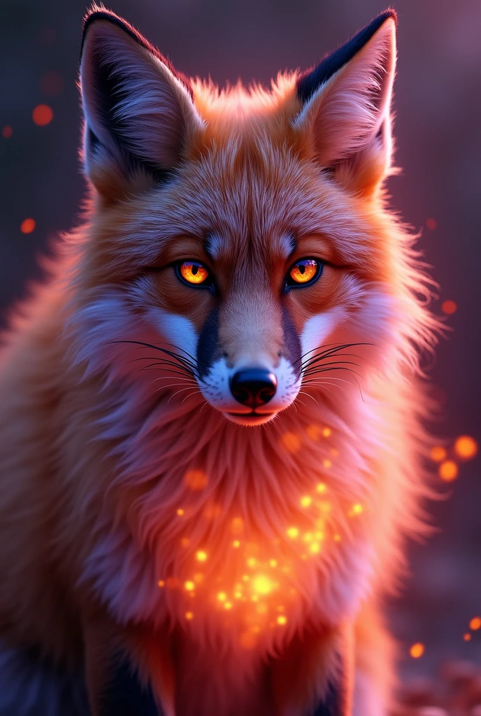 3 fox fire violet miror angry