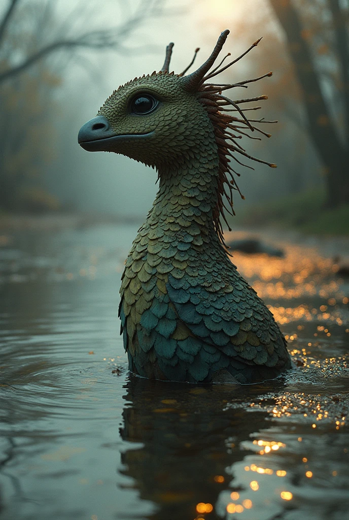 the image that won a contest, have a reflective meaning behind it, that is detailed, but not enough to look polluted