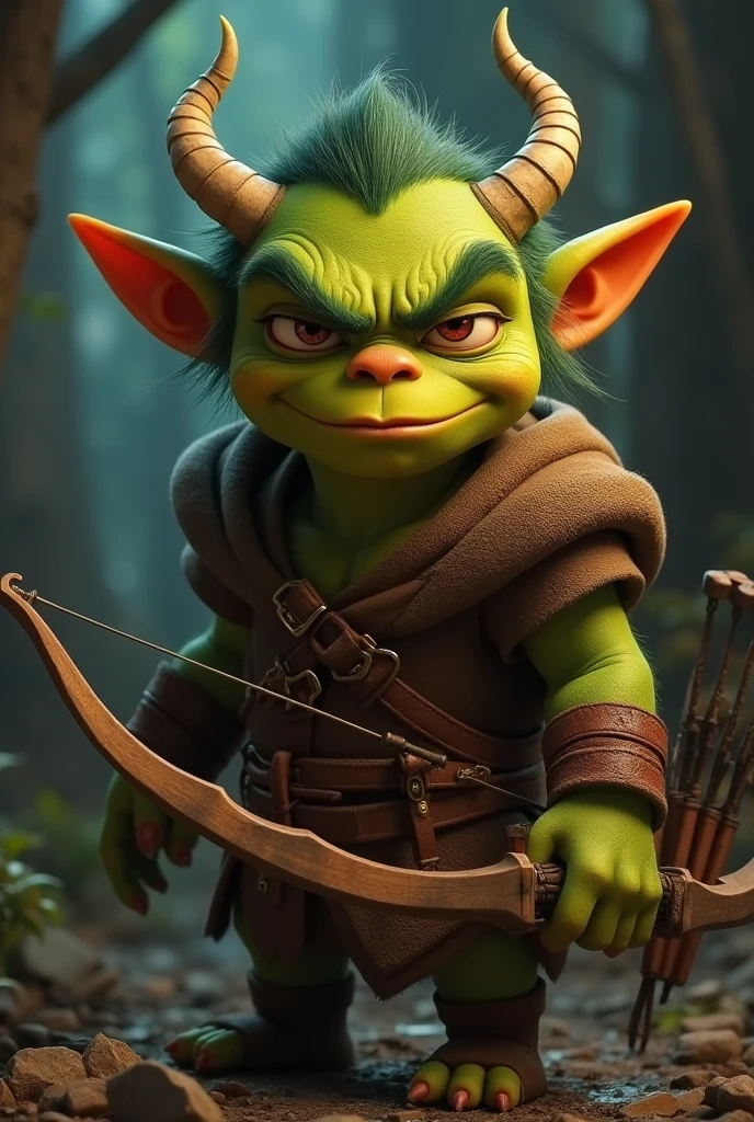 evil and angry ogre archer pixar cartoon
