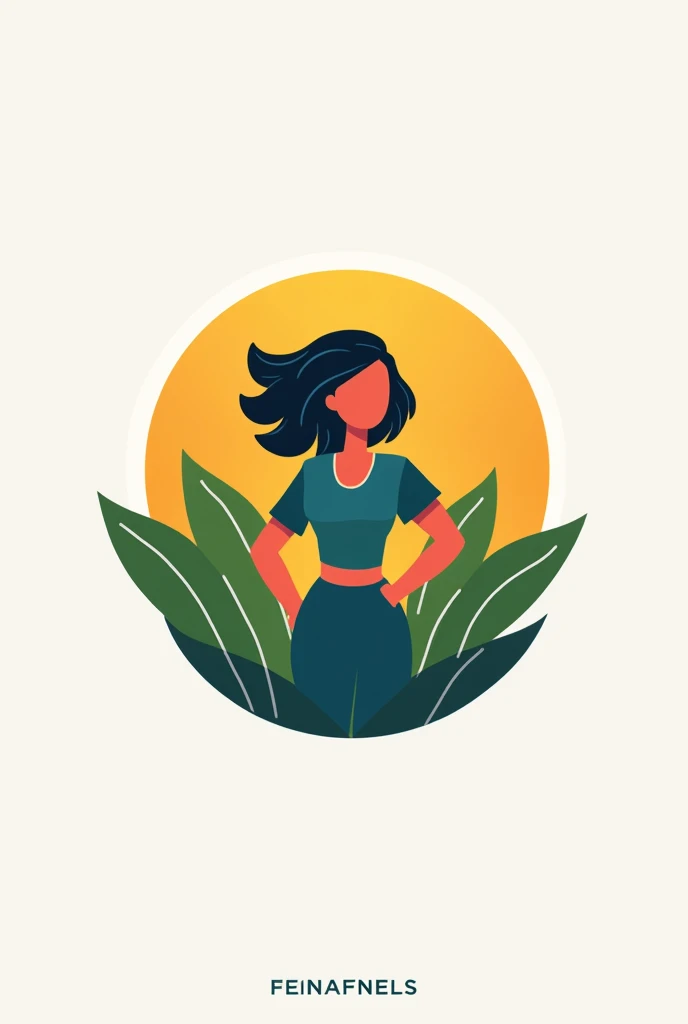 female social entrepreneurship company logo for social media