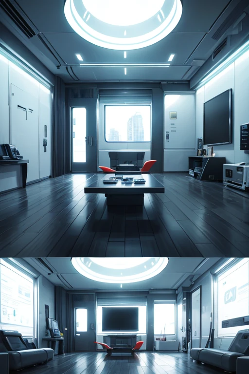 futuristic room
