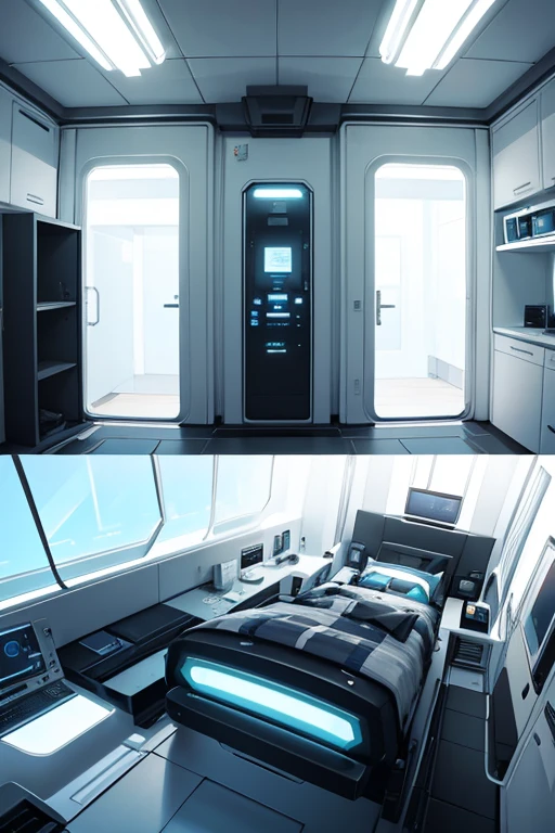 futuristic room