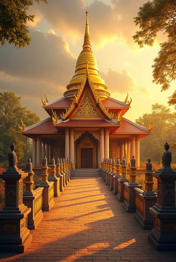 golden laos temple
