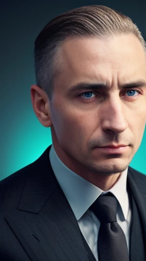 A man Abramowicz focus on face photo with color