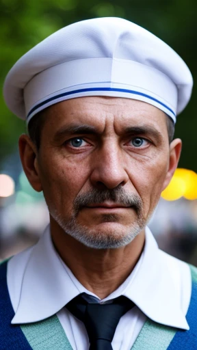 A Ukrainian man focus on the face photo with color