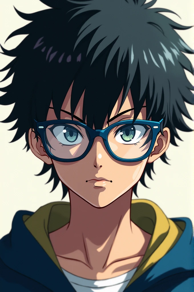 Itadori with Satoru Gojo's glasses