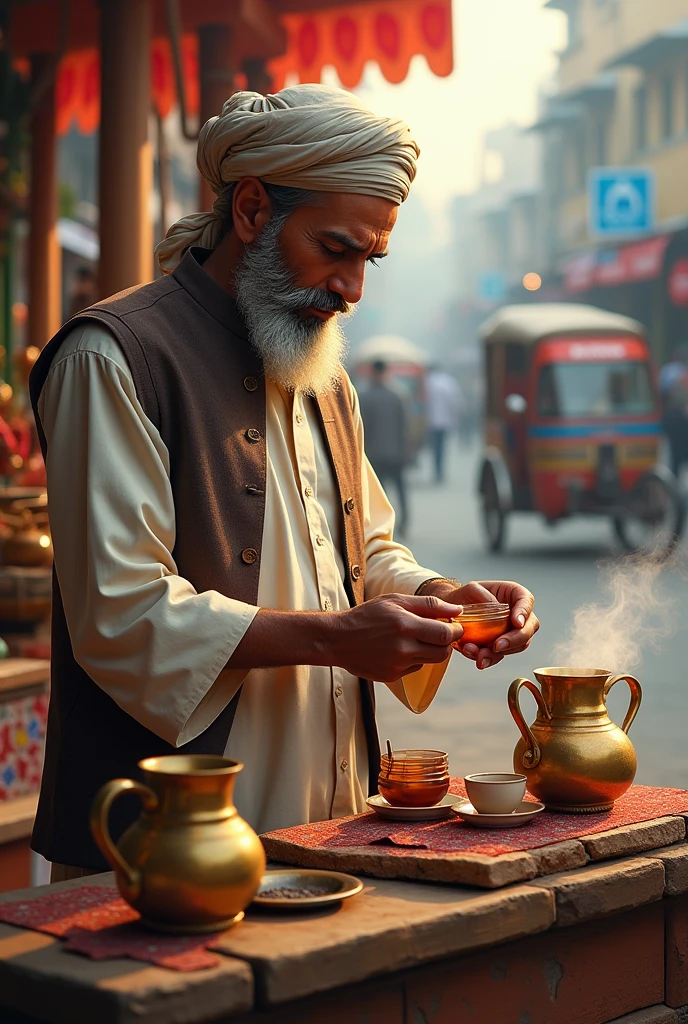 Create Pakistani chai wala
