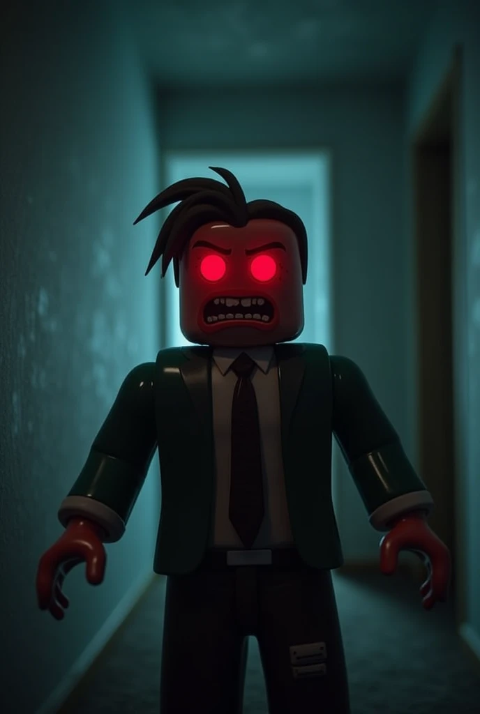 thumbnail for youtube about how i made a ROBLOX zombie horror game in a day