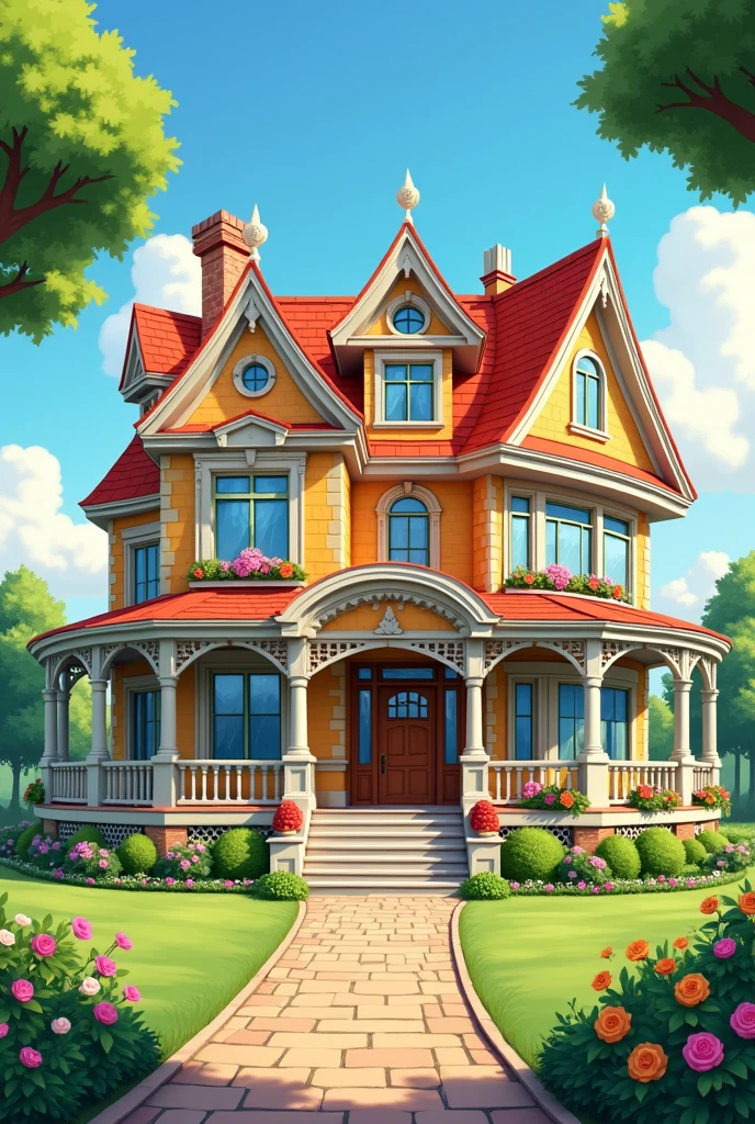 Create very big big and happy house
