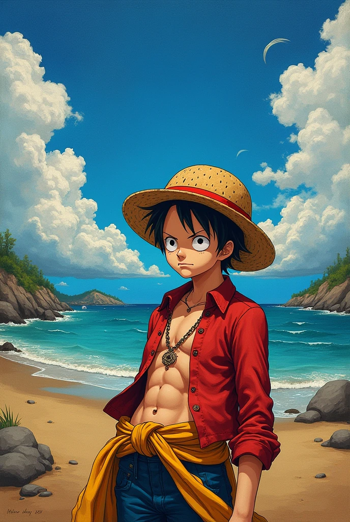 Image for a painting that represents what One Piece is
