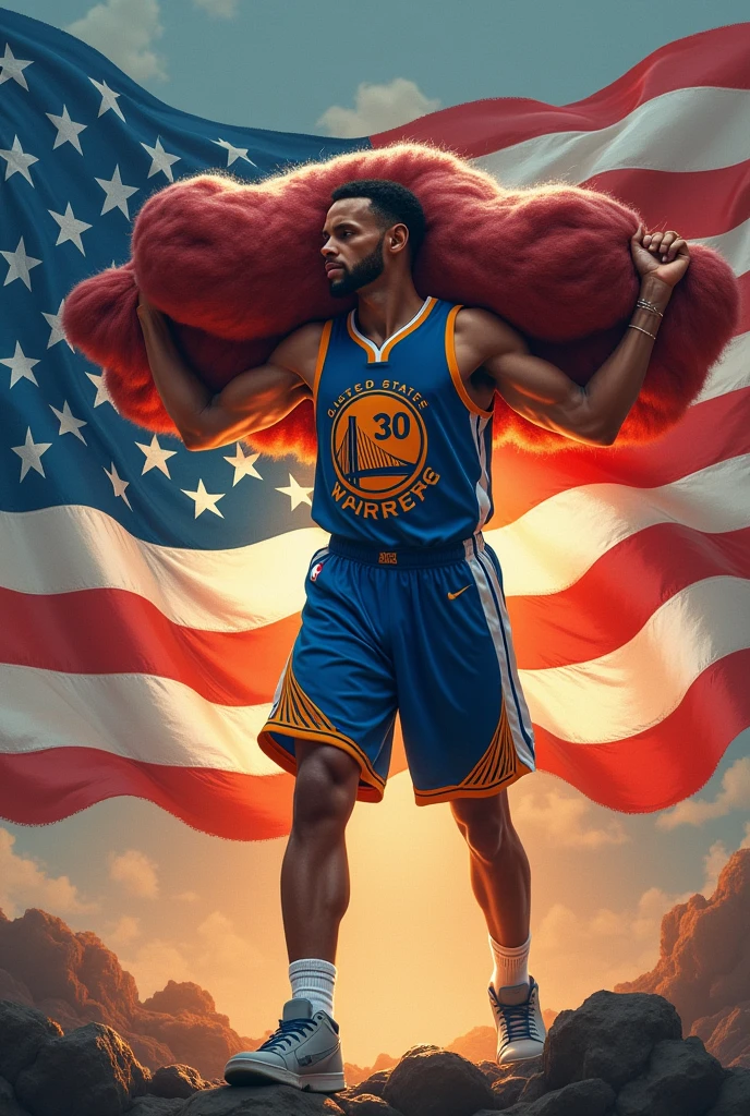 Steph curry carrying America