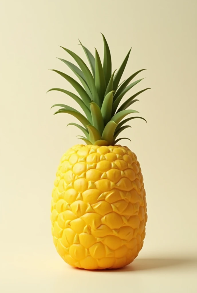 A pineapple without a crown