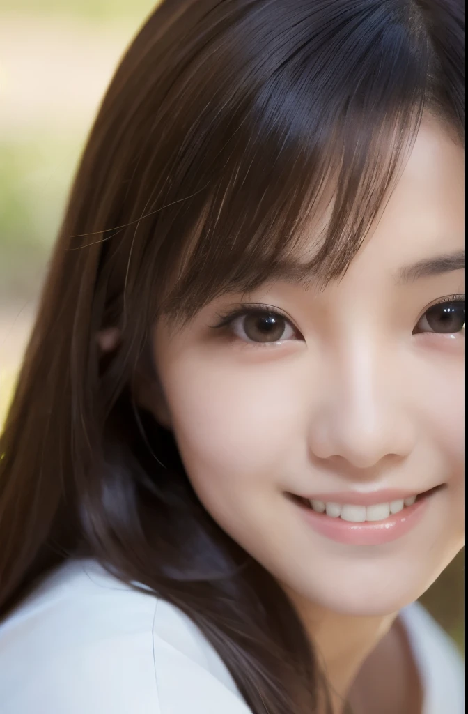 best quality, face focus, soft light, ultra high res, (photorealistic:1.4), RAW photo,(Shinozaki Ai), white skin, kawaii,
1 Japanese girl, solo, cute, (smile), (pupil, lights in the eyes), detailed beautiful face, Medium-sized breasts,(high resolution detail of human skin texture),(long hair),(portrait), upper body, white traditional kimono,
