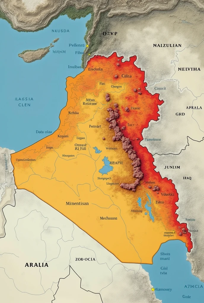 Iraq map