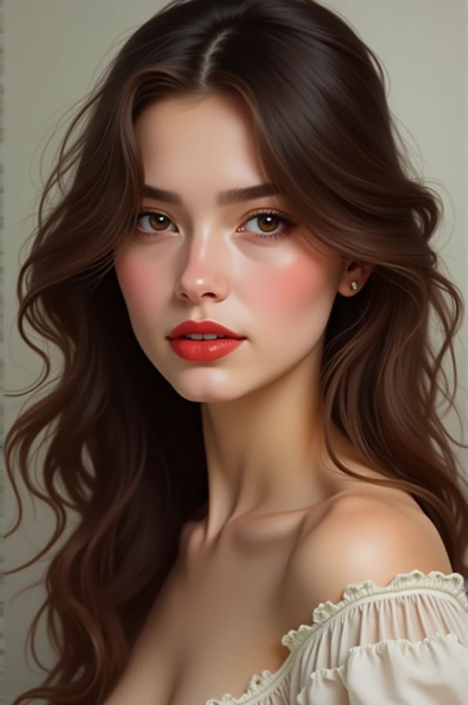 brunette woman