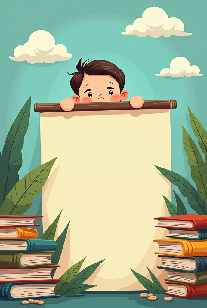 Create a cover for a web page that says 7th grade, It is for children, that it is horizontal and is in Spanish