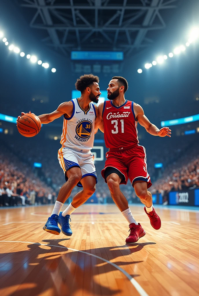 Stephen Curry Vs Evan Fournier au JO de Paris 2024