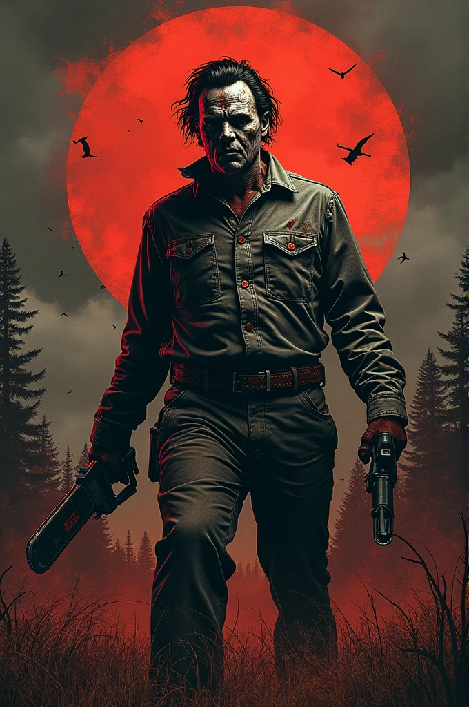 Leatherface, texas chainsaw massacre, Boris groh art style