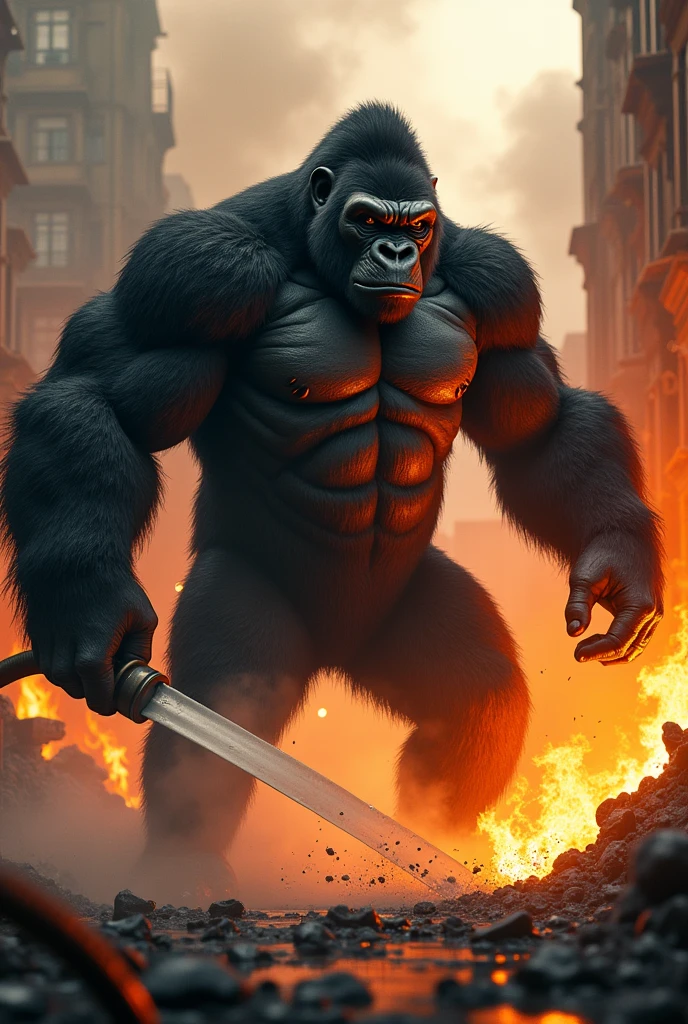 firefighter gorilla