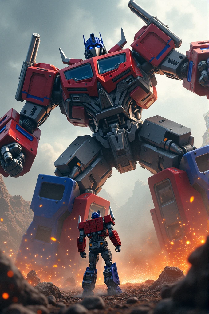 Optimus prime vs gipisi danger 