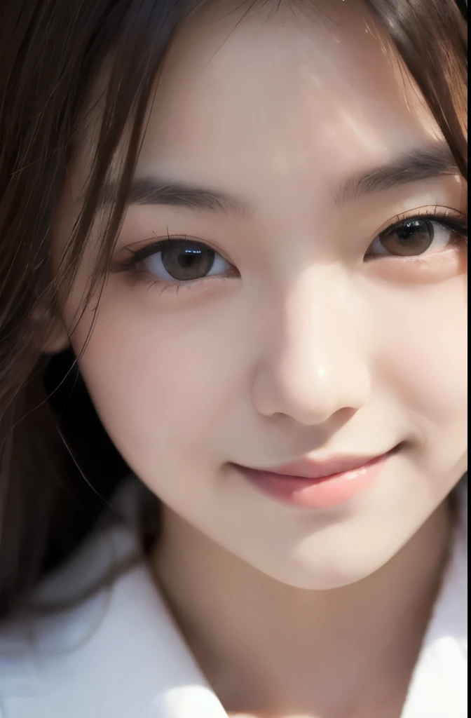 best quality, face focus, soft light, ultra high res, (photorealistic:1.4), RAW photo, Shinozaki Ai, white skin, kawaii,
1 Japanese girl, solo, cute, (smile), (pupil, lights in the eyes), detailed beautiful face, Medium-sized breasts,(high resolution detail of human skin texture),(long hair),(portrait), upper body, white traditional kimono,