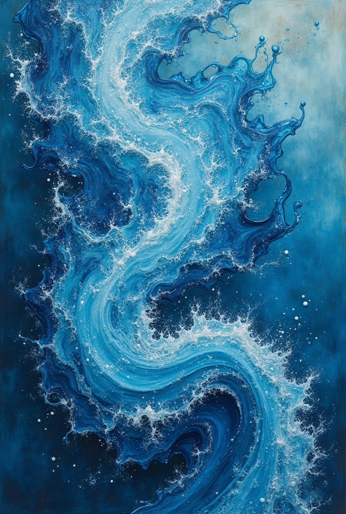 A pattern that fuses water, mariposa
