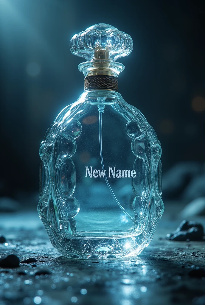 Perfume bottle with nowa name