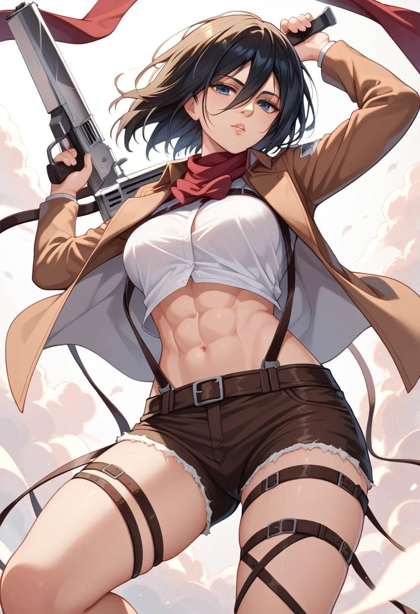 a girl, mikasa ackerman, Shineki no kiojin, Attack on Titan, Ackerman Mikasa, delicious