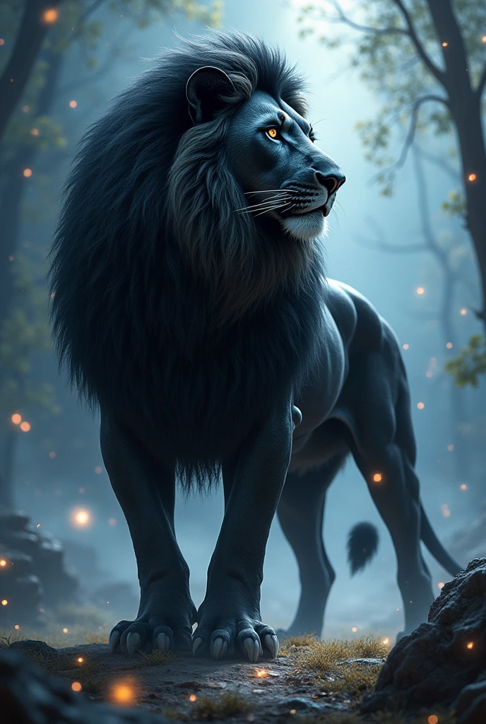 Black lion