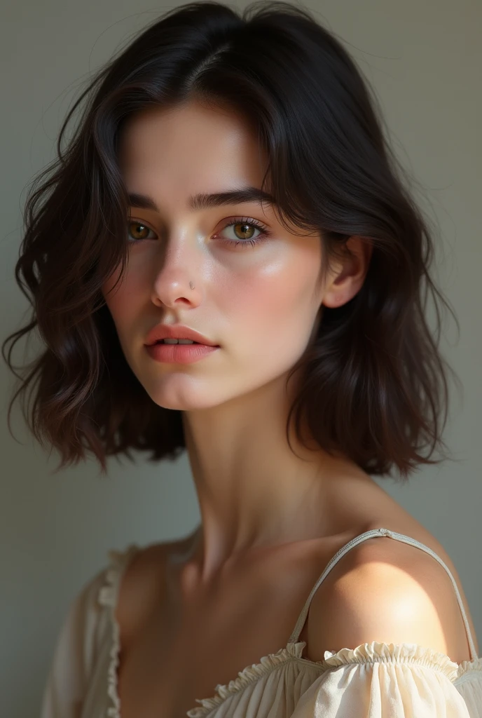 realistic brunette