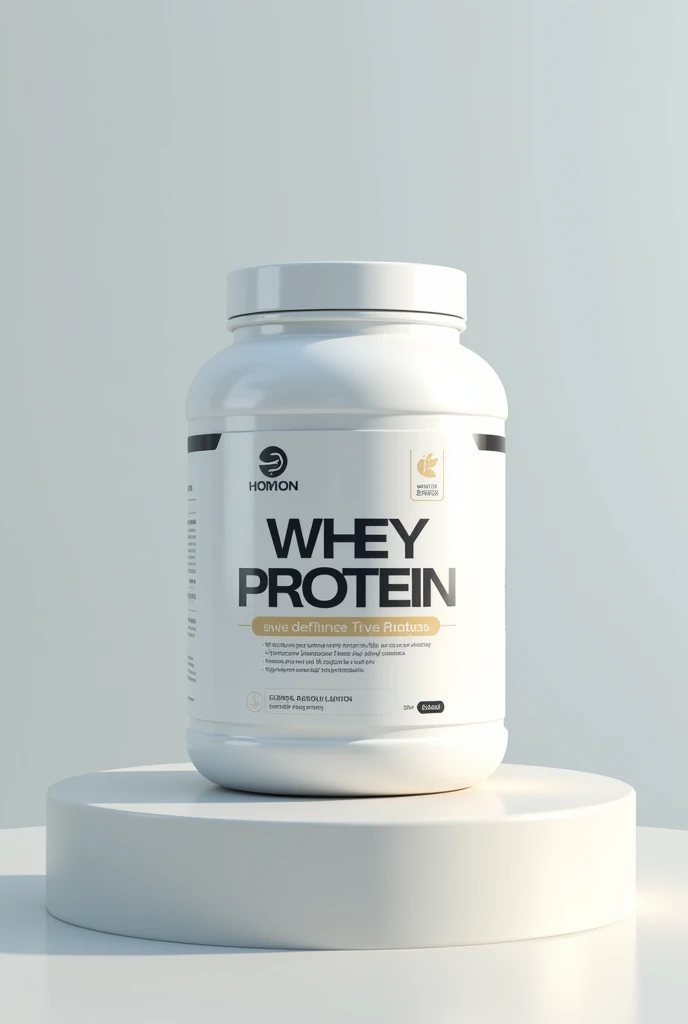 Whey protein bottle