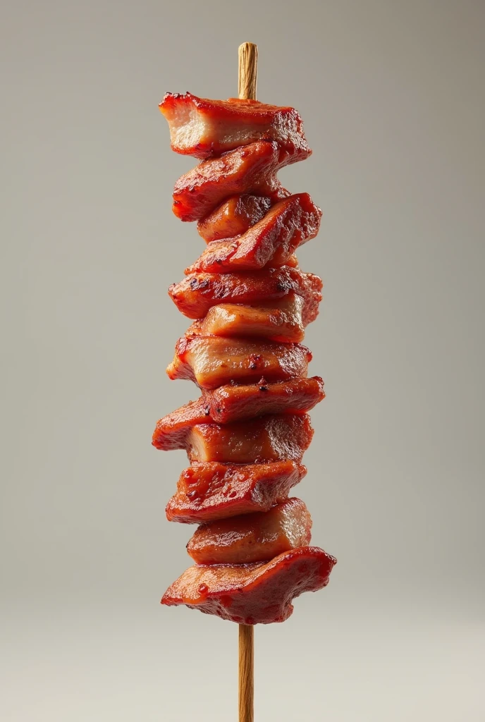 ((best qualityer)), ((realisitic)), meat skewer on a stick