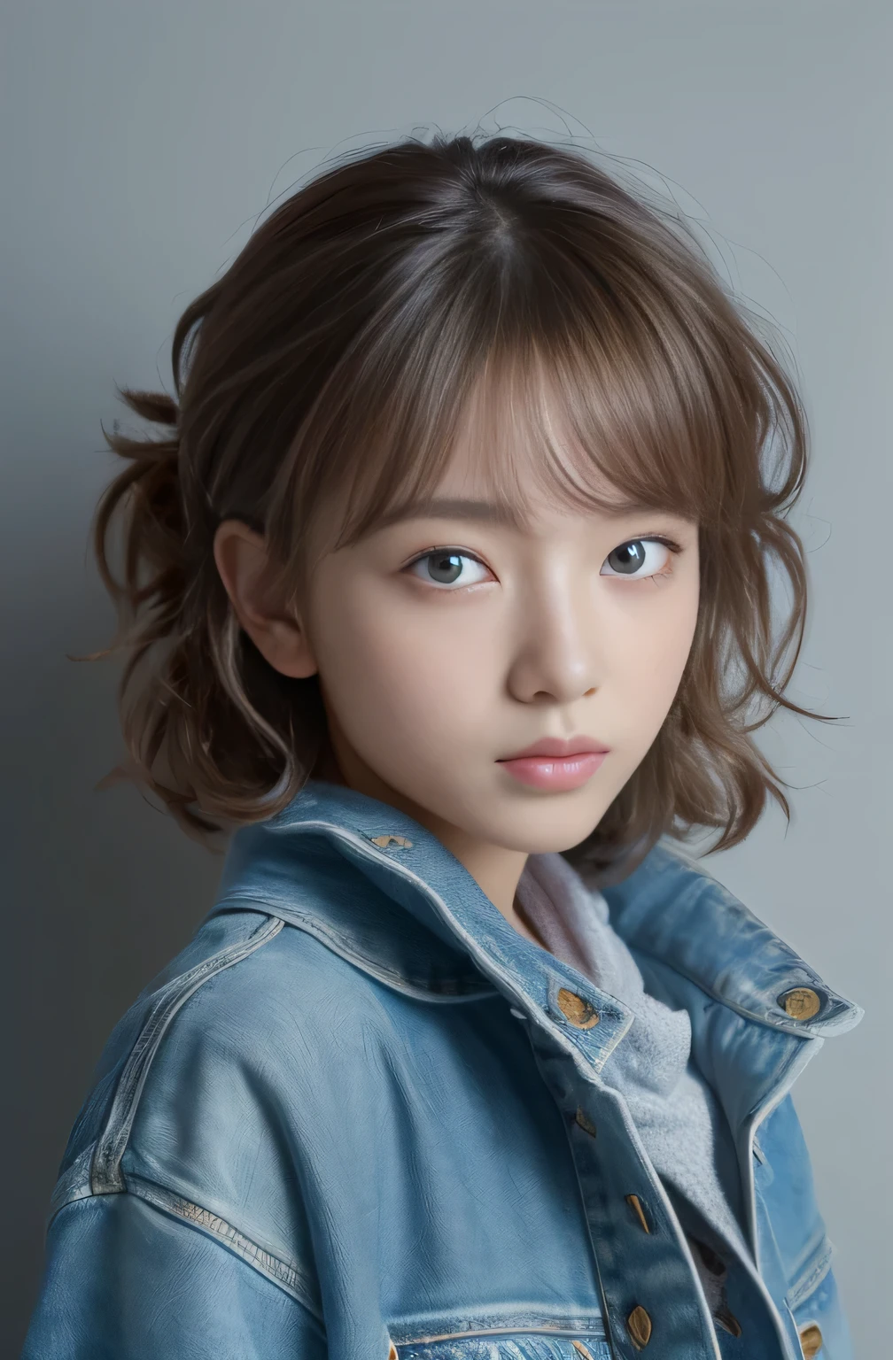 ((Highest quality、in 8K、masterpiece:1.3))、Messy Hairstyle