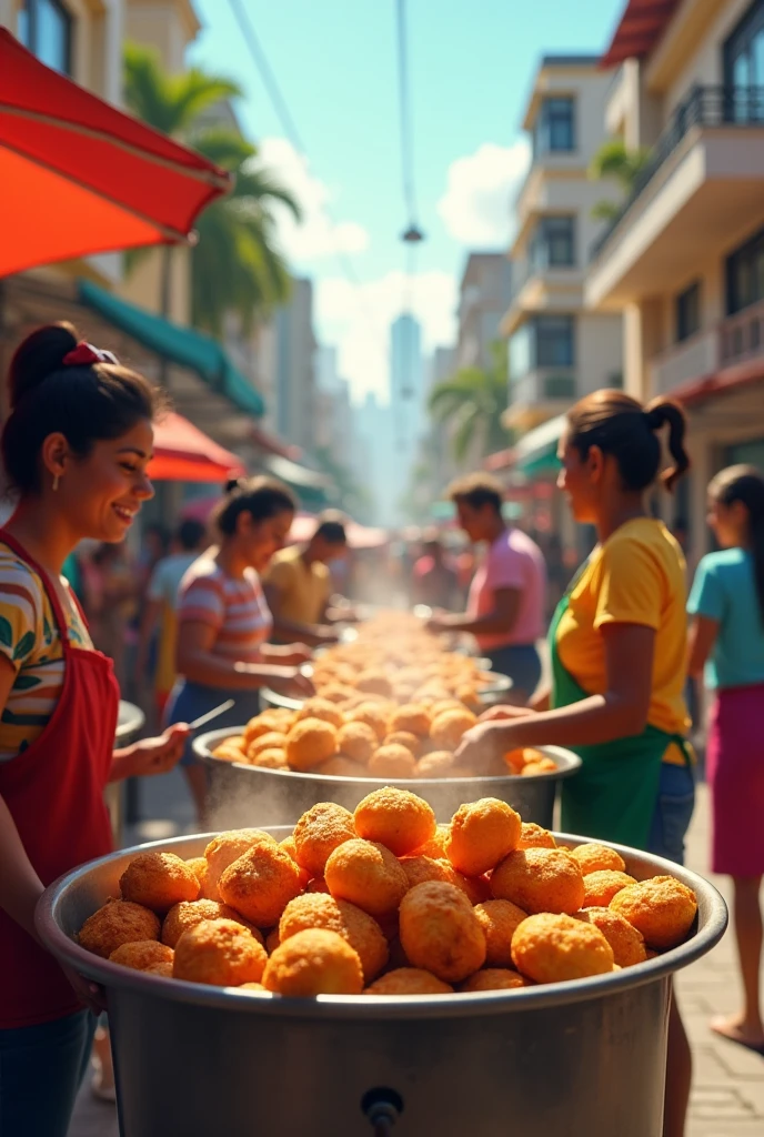 Coxinhas working 
