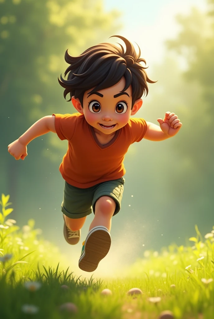 Make boy run