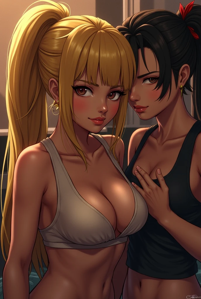 Temari getting gangbanged anal