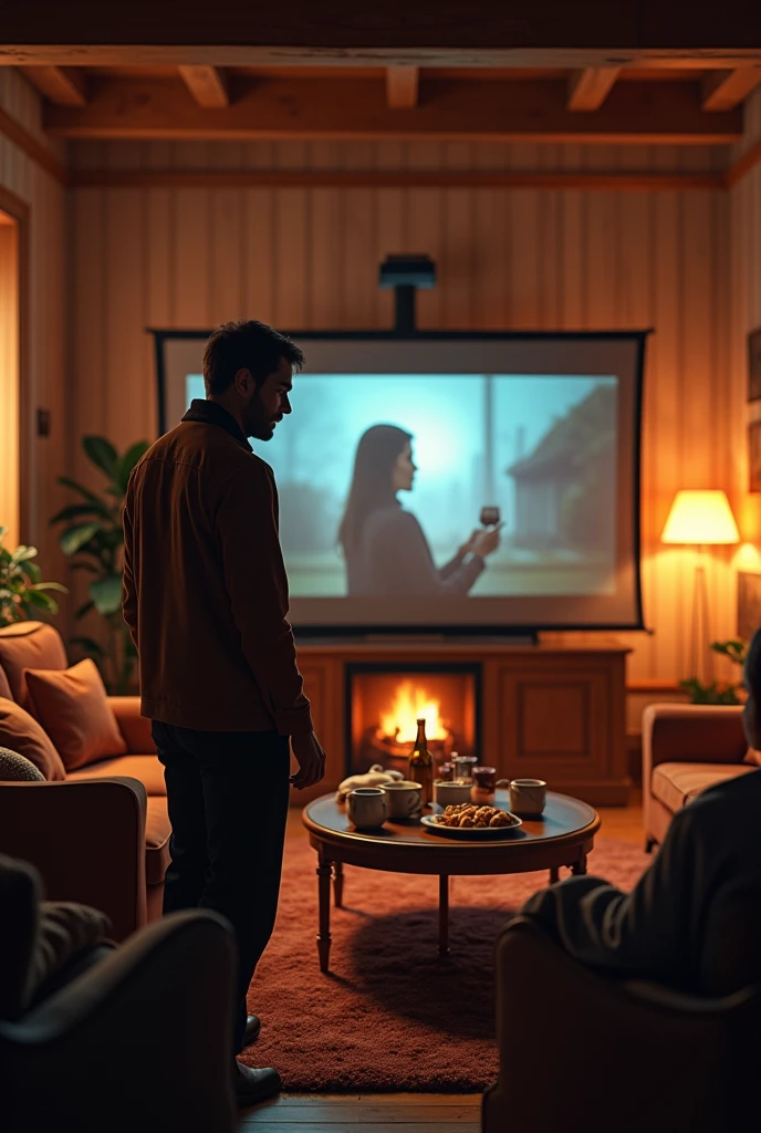 Invitation to a movie at Mikael Habakkuk's house, at 8 o'clock, com direito a coffee break