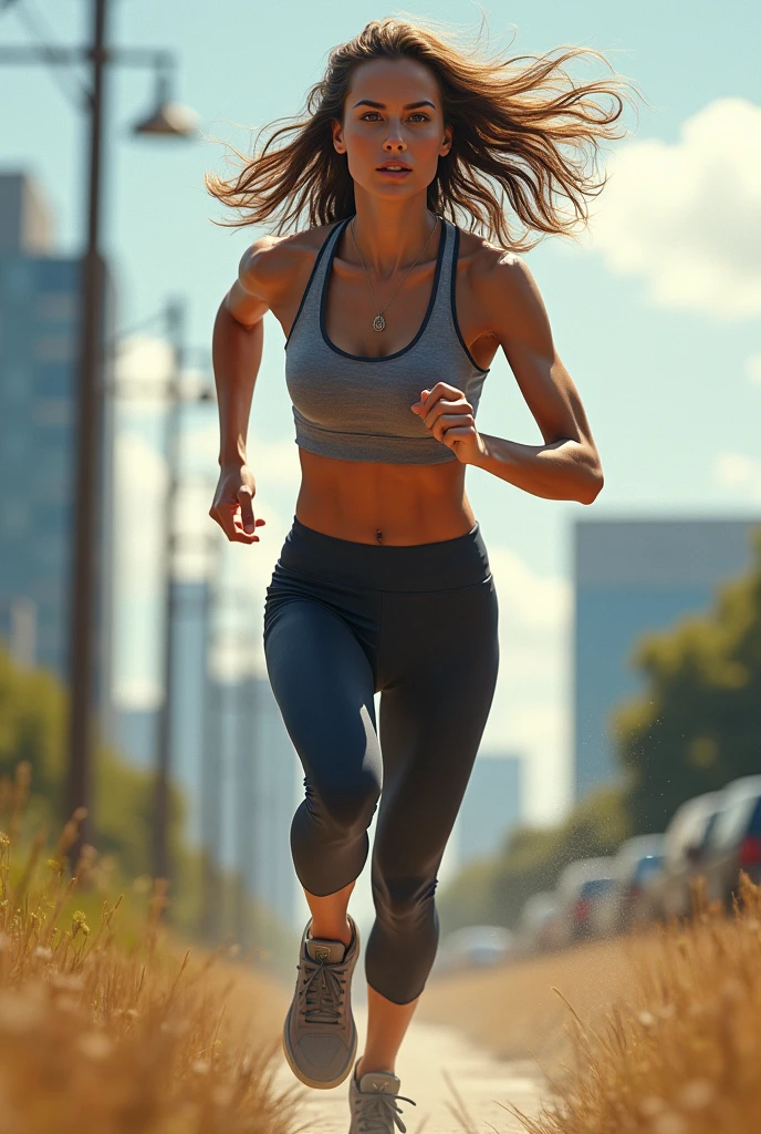 Woman running
