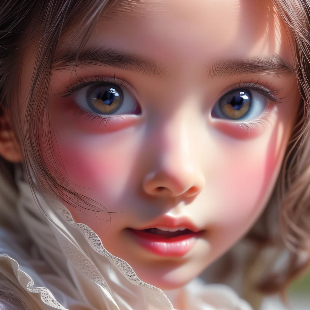 (extremely delicate and beautiful Girl:1.2), complex details, enlarged textures, complex details, finely detailed eyes and detailed face, intricate details, (Dynamic LifeLike Rendering), perfect eyes, Reflective eyes, perfect body, extremely detailed, (Child), extremely realistic (TopQuality Masterpiece 8K UltraDetailed (ProfessionalPHOTO:1.37))