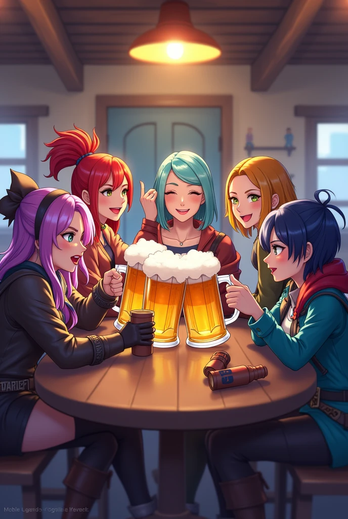 mlbb heroes and Beer