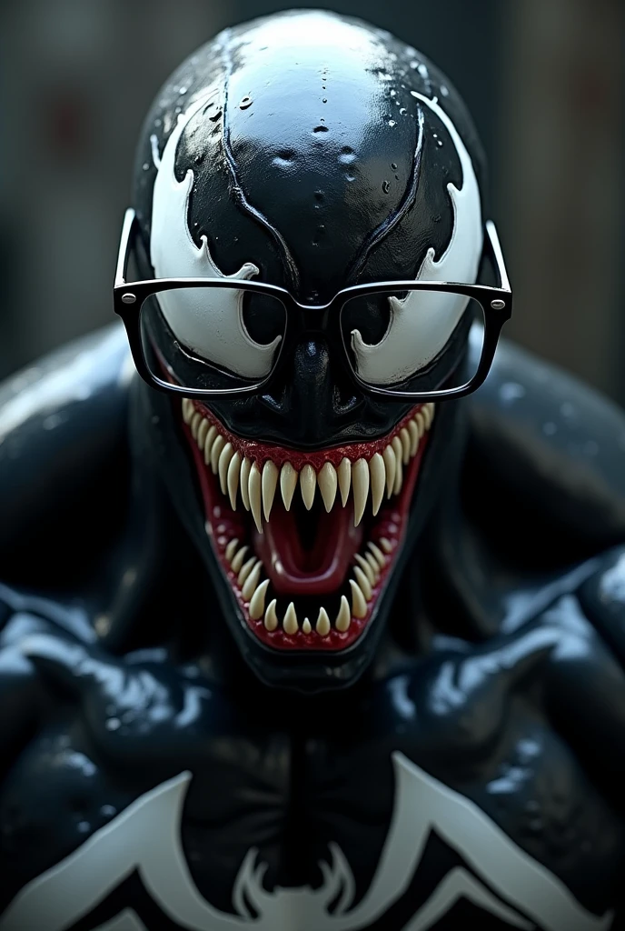 Venom with glasses