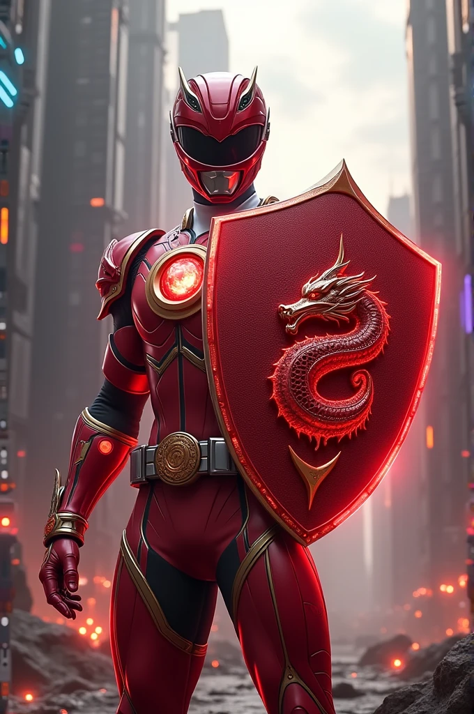 Red Ranger Dragon Shield