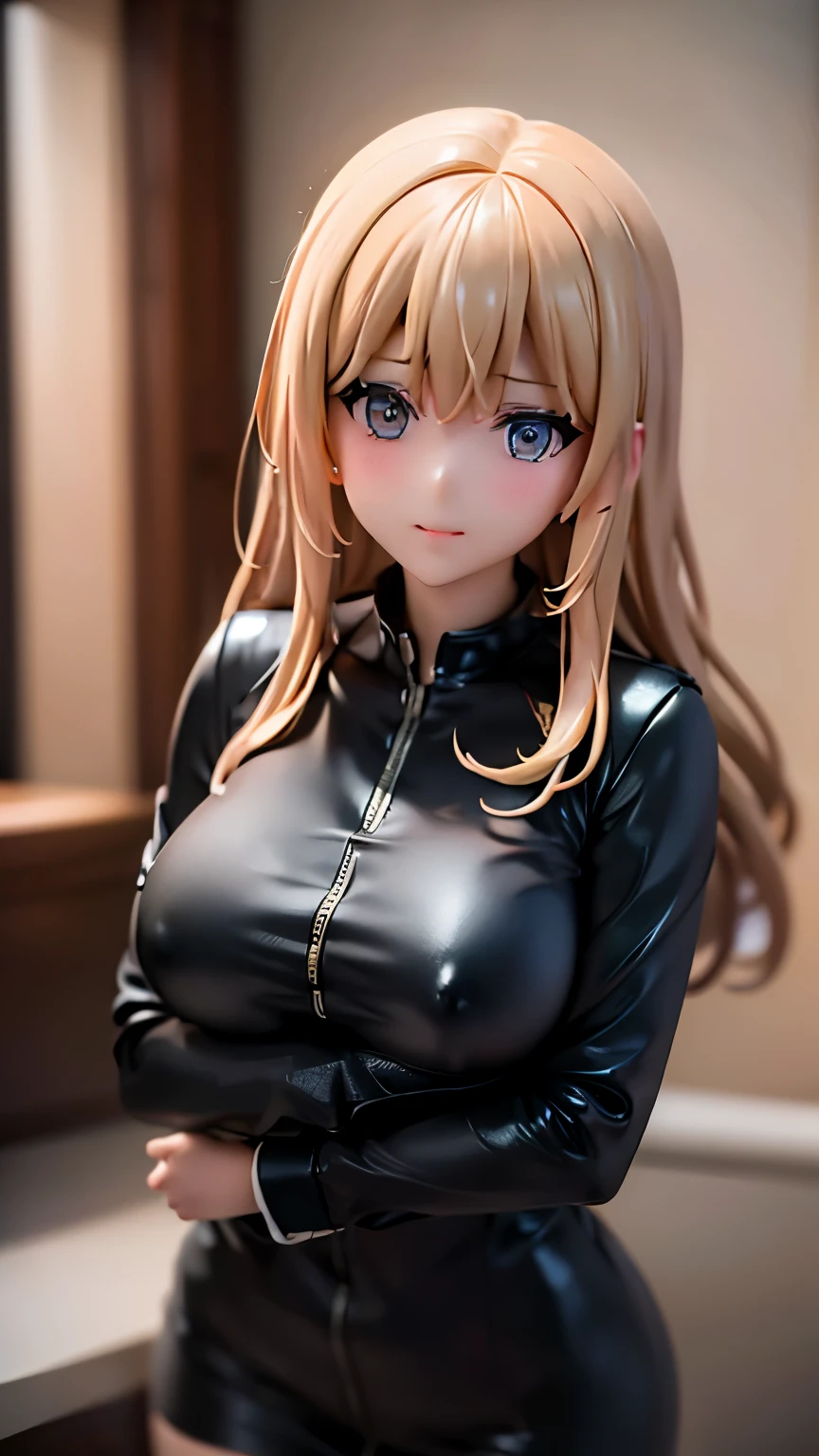(Realistic, photo-Realistic:1.4), (masterpiece, Highest quality:1.2), RAW Photos, 8k, High resolution, Intricate details, Very detailed, In detail, incredibly detailed, Very detailed,,, 
(Two Girls:1.8), Licorice Rebound, Inoue貴奈が錦木千里を後ろから抱きしめる,imminent kiss, Lesbian lilies,
must,Rin,Inoue_must,black_hair,length_hair,black_Jacket,
Chisato,lyqs,Nishikigi_Chisato,blonde_hair,short_hair,red_ribbon,
Photo Background, indoor, corridor, 
Hugging someone you love makes you happy. When someone hugs you, it lifts your spirits and reduces stress. 