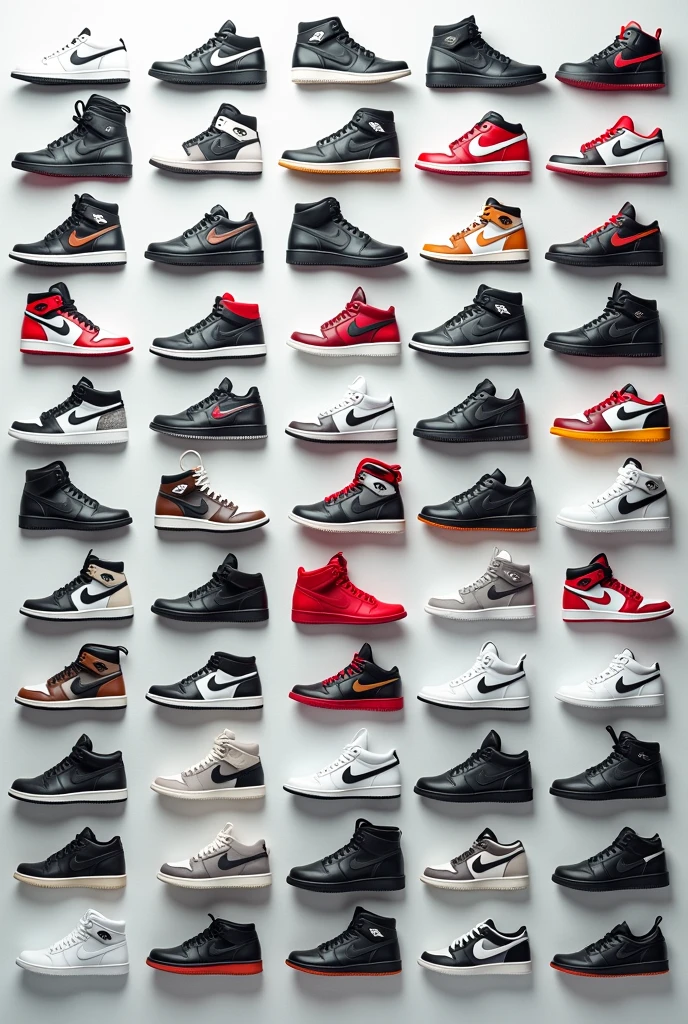 100 types of sneakers