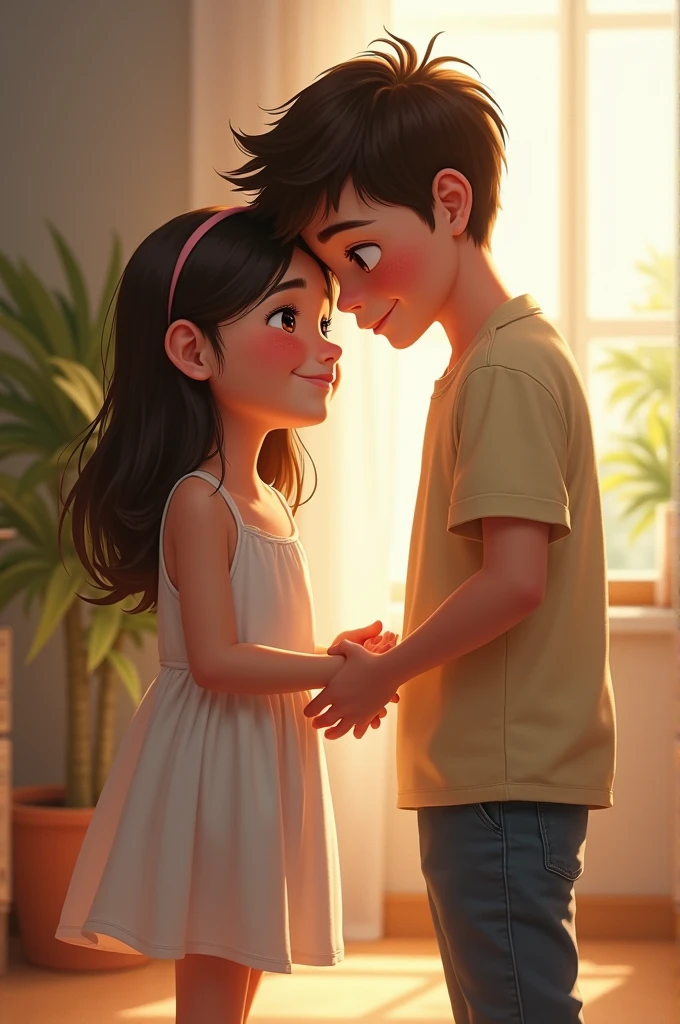 A sister and brother