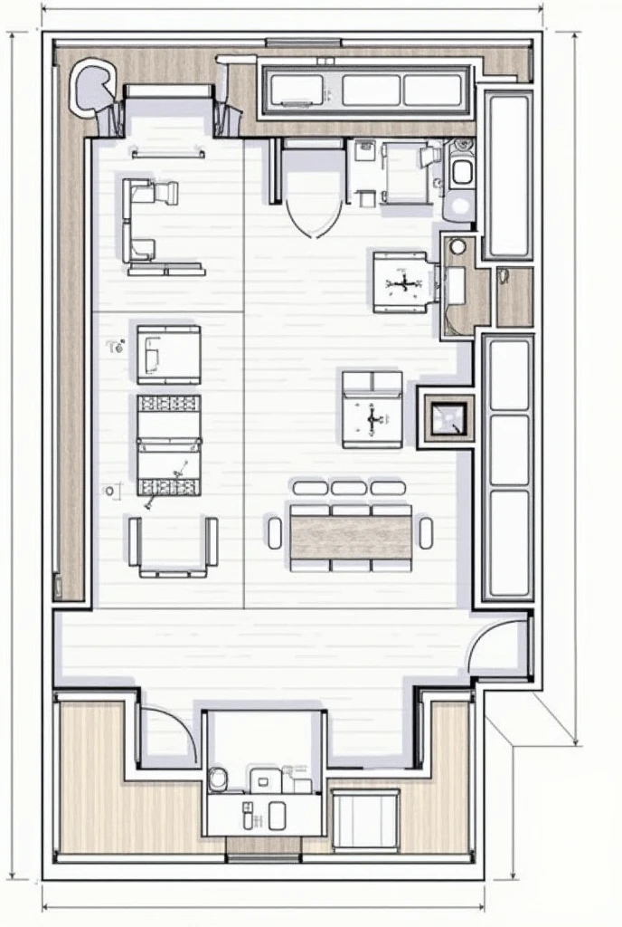 Plan containing the following.
Customer service area.
Display and sales area.
Kitchen and preparation area.
Store.
bathrooms.
Administrative Office.